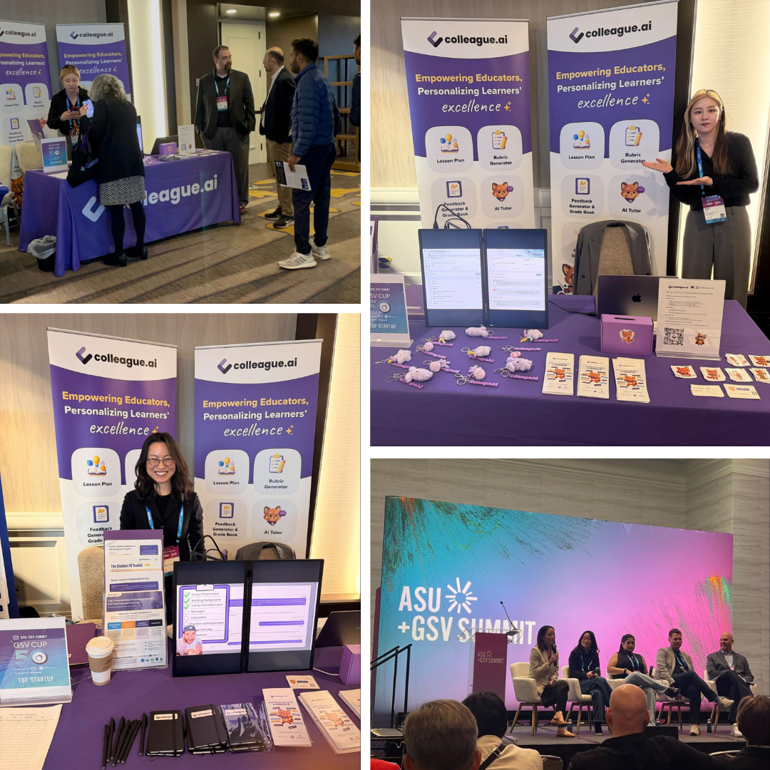 Colleague AI at ASU+GSV Summit collage