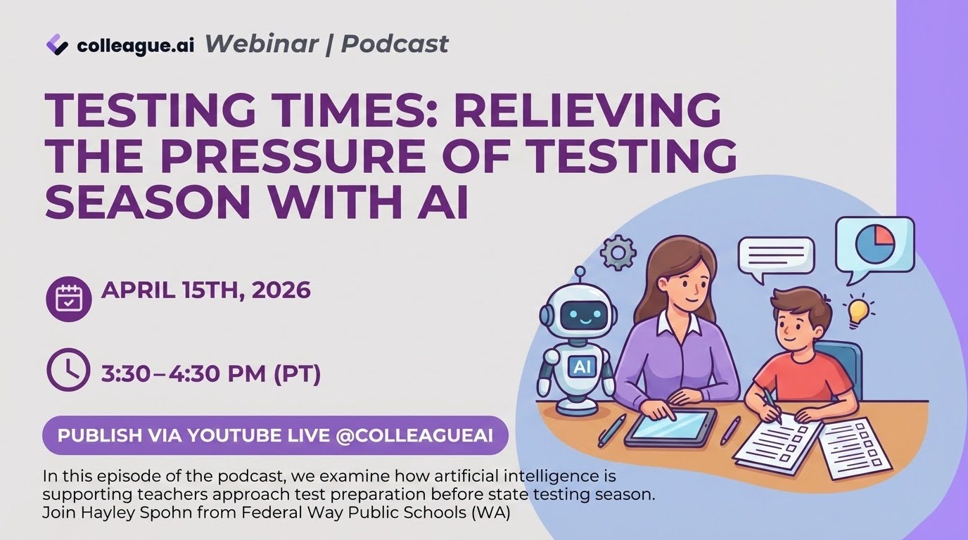 Watch Testing Times: Relieving the Pressure of Testing Season with AI